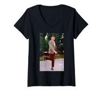 Femme Mr Bean, Le Film Catastrophe Ultime, Rowan Atkinson Photo T-Shirt avec Col en V