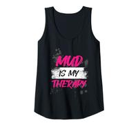 Femme Mud is My Therapy Muddy Race Mud Run Débardeur