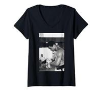 Femme Muhammad Ali Entraînement de boxe à l'hôtel Catskill Mountains T-Shirt avec Col en V