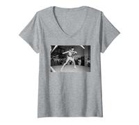 Femme Muhammad Ali Entraînement de boxe lourd pour Ken Norton T-Shirt avec Col en V