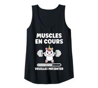 Femme Muscu femme Muscles En Cours Musclé Humour musculation Débardeur