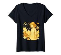 Femme Mutabile Semper Kenneth Grahame Souvenirs d'enfance éphémères T-Shirt avec Col en V