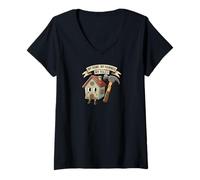 Femme My Home My Hammer My Rules Funny Homeowner Handyman Design T-Shirt avec Col en V