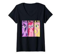 Femme My Little Pony Be Kind Be True Be You T-Shirt avec Col en V