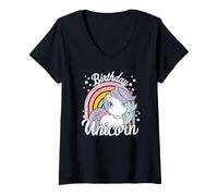 Femme My Little Pony Birthday Unicorn Classic Pony Portrait T-Shirt avec Col en V