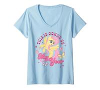 Femme My Little Pony: Friendship is Magic Going to Be My Year T-Shirt avec Col en V