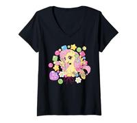 Femme My Little Pony: Friendship is Magic Hair Beads Fluttershy T-Shirt avec Col en V
