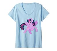 Femme My Little Pony: Friendship is Magic Twilight Sparkle Flying T-Shirt avec Col en V