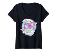 Femme My Little Pony Head in The Clouds T-Shirt avec Col en V