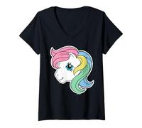 Femme My Little Pony Head T-Shirt avec Col en V