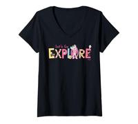 Femme My Little Pony Lets Explore T-Shirt avec Col en V