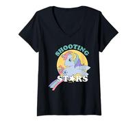 Femme My Little Pony Shooting Star T-Shirt avec Col en V