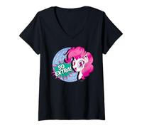 Femme My Little Pony So Extra T-Shirt avec Col en V