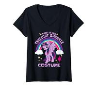 Femme My Little Pony Twilight Sparkle Halloween Costume T-Shirt avec Col en V
