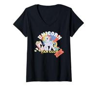 Femme My Little Pony Unicorn Fun Club T-Shirt avec Col en V