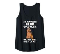 Femme My Neighbors Hear Good Music Trompette Débardeur