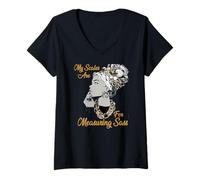 Femme My Scales are for Measuring Sass T-Shirt avec Col en V