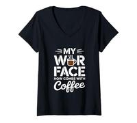Femme My War Face Now s'accompagne de la Journée des anciens combattants T-Shirt avec Col en V