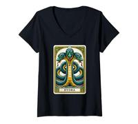 Femme Mythologie Romaine et Grecque ! Lernaean Hydra T-Shirt avec Col en V