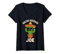 Femme Nacho Average Joe T-Shirt avec Col en V