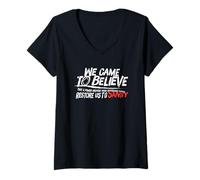 Femme Narcotics Anonymous Officiels : We Came to Believe - Sanity T-Shirt avec Col en V