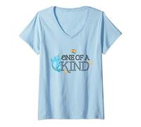 Femme Narval rigolo Un des animaux enchanteurs de la licorne de me T-Shirt avec Col en V