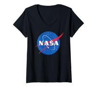 Femme NASA Artemis II Logo de la NASA : Artemis Mission Space T-Shirt avec Col en V