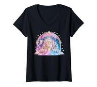 Femme National Tooth Fairy Day Dental Pixie Palace T-Shirt avec Col en V