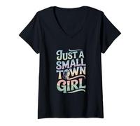 Femme Ne cessez Pas de Croire T-Shirt avec Col en V