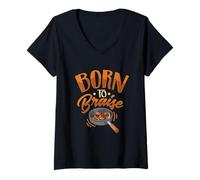 Femme Né de Brise T-Shirt avec Col en V