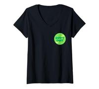 Femme Ne quittez Pas T-Shirt avec Col en V