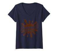 Femme Ne t'inquiète Pas, Je m'en suis occupée Maman Éducation T-Shirt avec Col en V