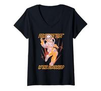 Femme Ne Vous perdez Pas dans Les ténèbres (Déclaration d'espoir) T-Shirt avec Col en V