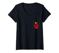 Femme New York City The Big Apple Graphic Tees & Cool Designs T-Shirt avec Col en V