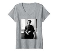 Femme Nick Cave Bad Seeds Your Funeral My Trial par Phil Nicholls T-Shirt avec Col en V