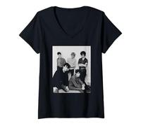 Femme Nick Cave Band The Birthday Party 1981 par Virginia Turbett T-Shirt avec Col en V