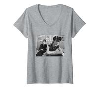 Femme Nick Cave & The Bad Seeds Mick Harvey par David Corio T-Shirt avec Col en V