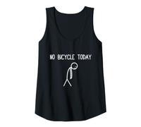 Femme No Bicycle Today Drôle VTT Vélo VTT Débardeur