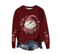 Femme Noël Sweatshirt De pour Pull Moche Noel Enfant Col Rond Kawaii Sweat Vetement Lumineux Xmas Arbre Ugly Christmas Sweater Femmes Hoodie Cloches Chaud Drole