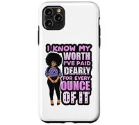 Femme Noire Melanine Sista Je connais ma Valeur, J'Ai payé pour ça Love Coque pour iPhone 11 Pro Max