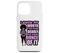 Femme Noire Melanine Sista Je connais ma Valeur, J'Ai payé pour ça Love Coque pour iPhone 13 Pro Max