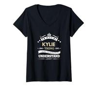 Femme Nom Kylie - It's a Thing T-Shirt avec Col en V