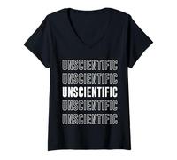 Femme Non Scientifique T-Shirt avec Col en V