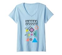 Femme Nostalgie drôle des années 80 | N'OUBLIEZ JAMAIS T-Shirt avec Col en V