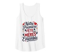 Femme Notre Premiere Fete des Meres Ensemble Nouveau Né Maman 2025 Débardeur