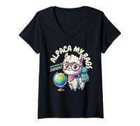 Femme Nous Allons à Zurich! Drôle Suisse et Zurich T-Shirt avec Col en V