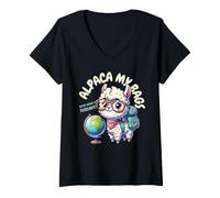 Femme Nous Allons en Toscane ! Toscane Assortie T-Shirt avec Col en V