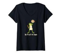 Femme Nous Faisons la Preuve à l'aube T-Shirt avec Col en V