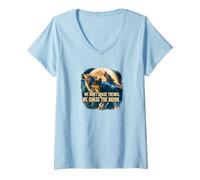 Femme Nous ne poursuivons Pas Les Tendances T-Shirt avec Col en V