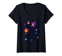 Femme Nous sommes faits d'étoiles T-Shirt avec Col en V